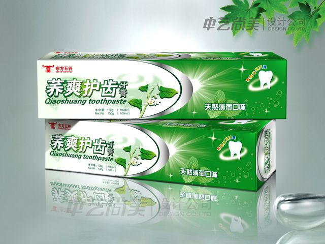 北京東方五谷 蕎爽牙膏包裝設計