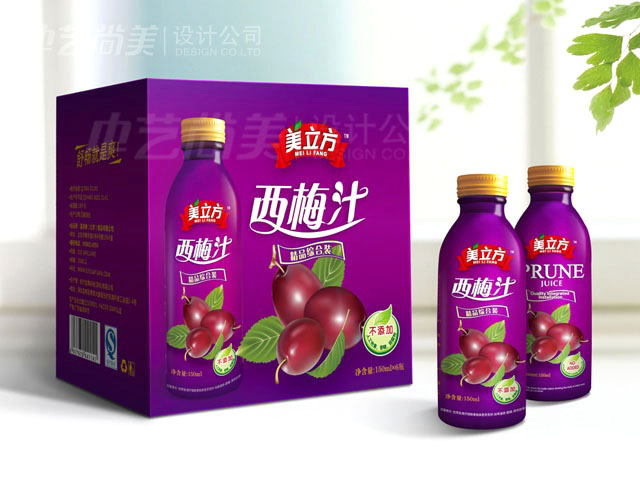 美立方 西梅汁包裝設(shè)計(jì)